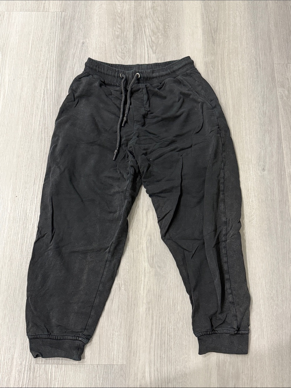 Zara Black Drawstring Jogger Pants